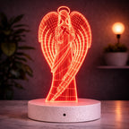 Angel LED Acrylic Lamp | Spiritual Night Light & Gift Dubai