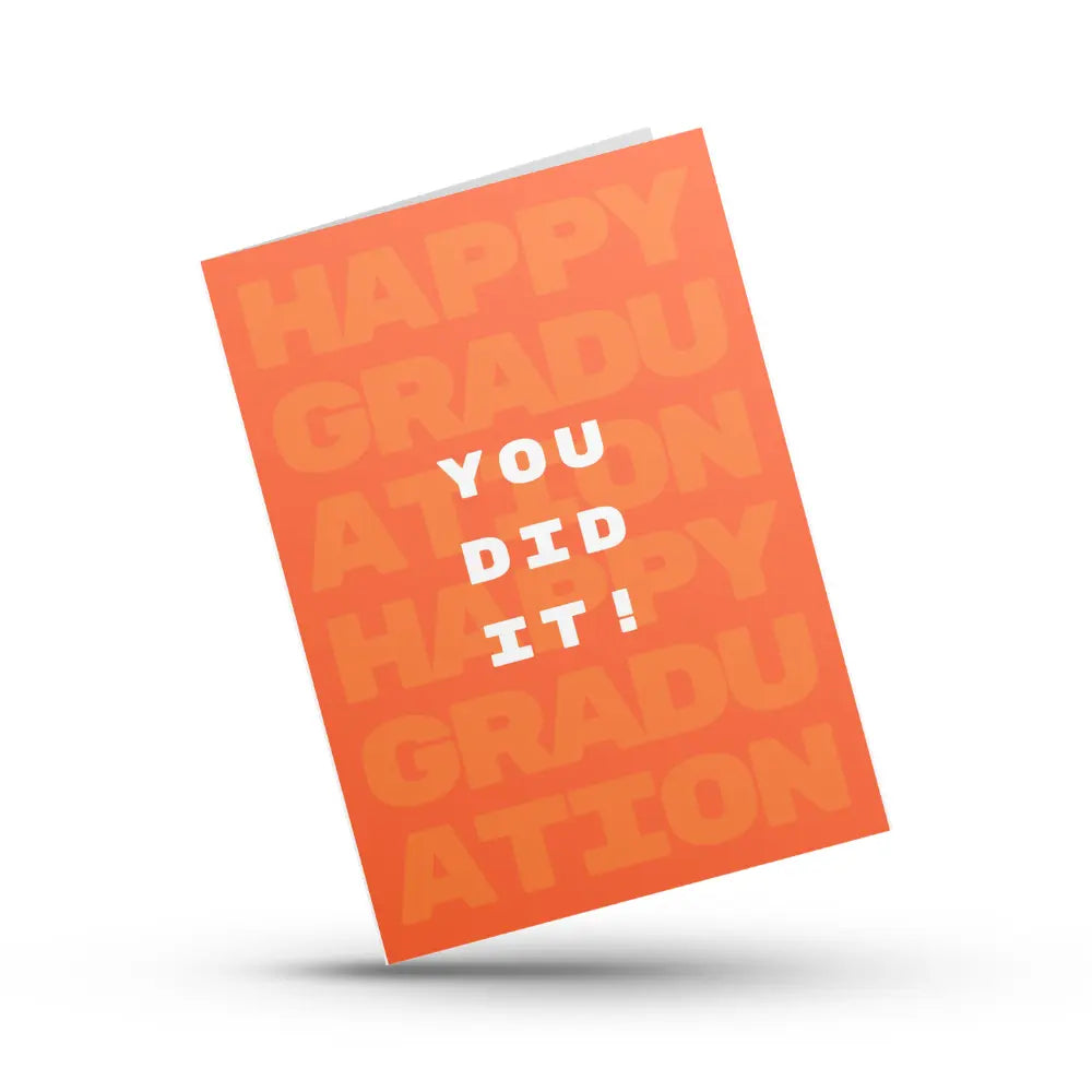 Bold You Did It Graduation Card Magicgift.ae