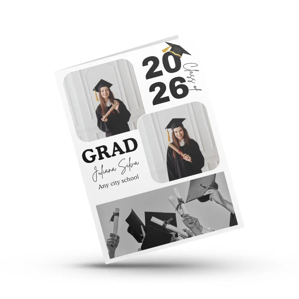 Class of 2026 Photo Graduation Card Magicgift.ae