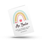 Personalised Best Teacher Ever Card Magicgift.ae