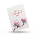 Elegant Magnolia Thank You Teacher Card Magicgift.ae