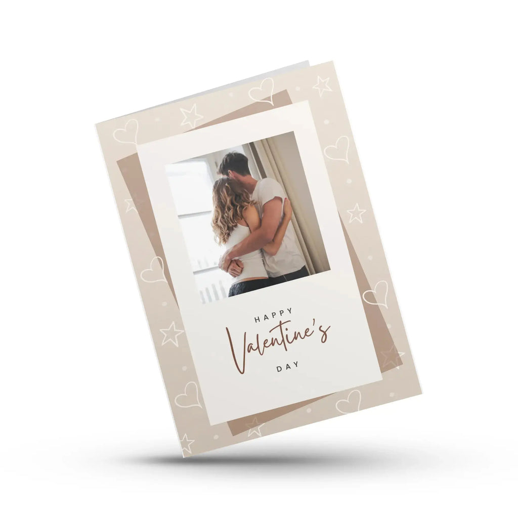 Elegant couple Valentine’s Day greeting card