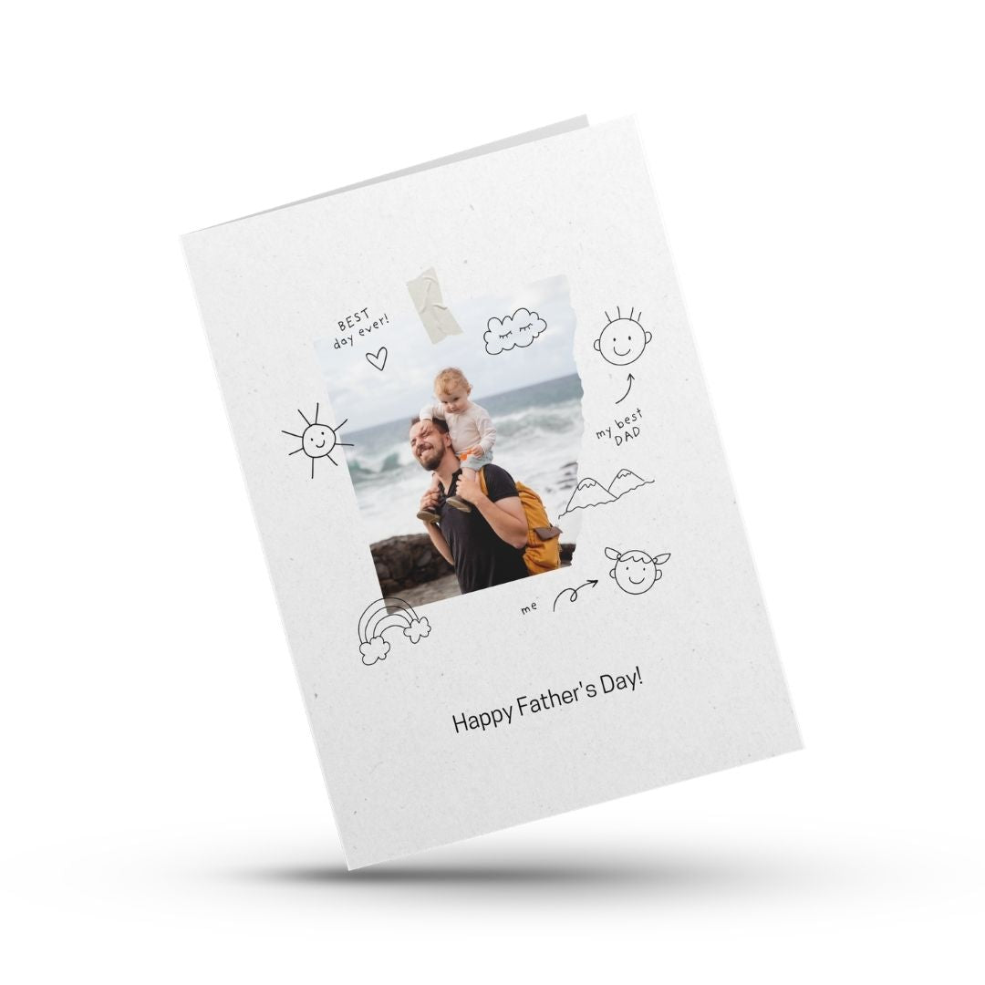 Personalised Photo Father's Day Card