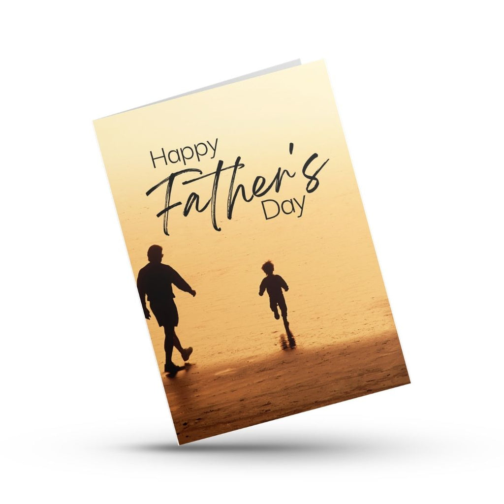 Father and Son Father's Day Greeting Card