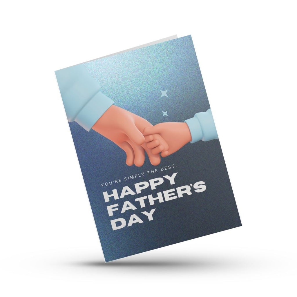 Modern Happy Father's Day Greeting Card