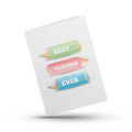 Best Teacher Ever Pencil Theme Card Magicgift.ae