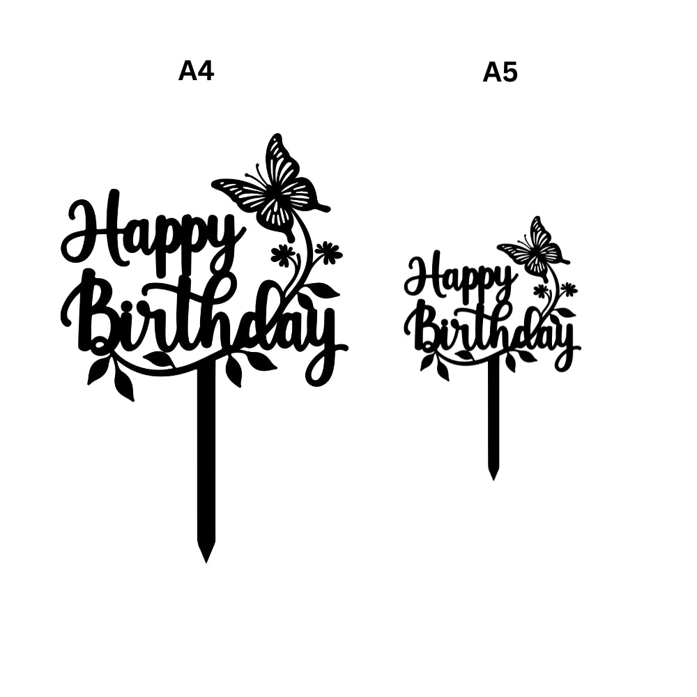 Happy Birthday Cake Topper