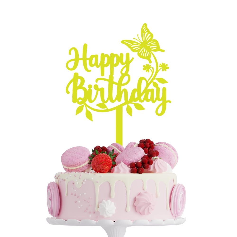 Happy Birthday Cake Topper