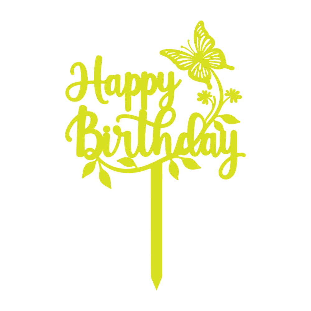 Happy Birthday Cake Topper