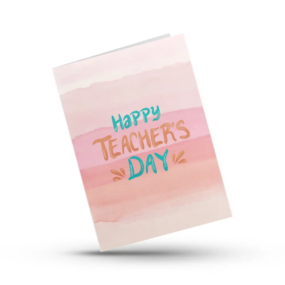 Minimal Pastel Teacher Appreciation Card Magicgift.ae