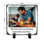 My Inspiration Hero Dad Personalised Stone Frame