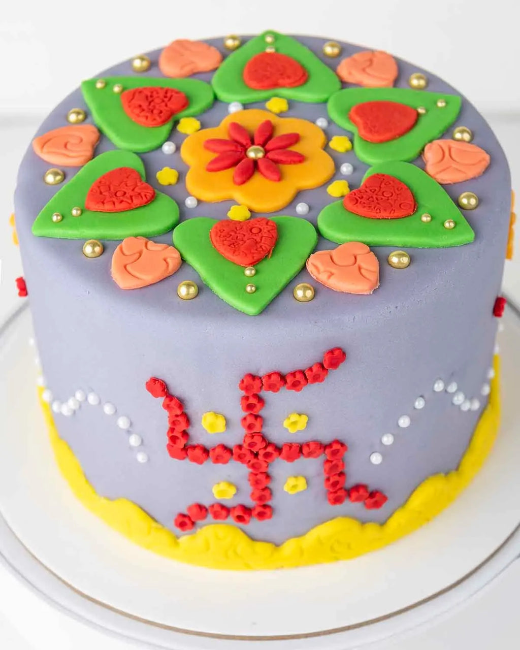 diwali-swastik-cake-dubai
