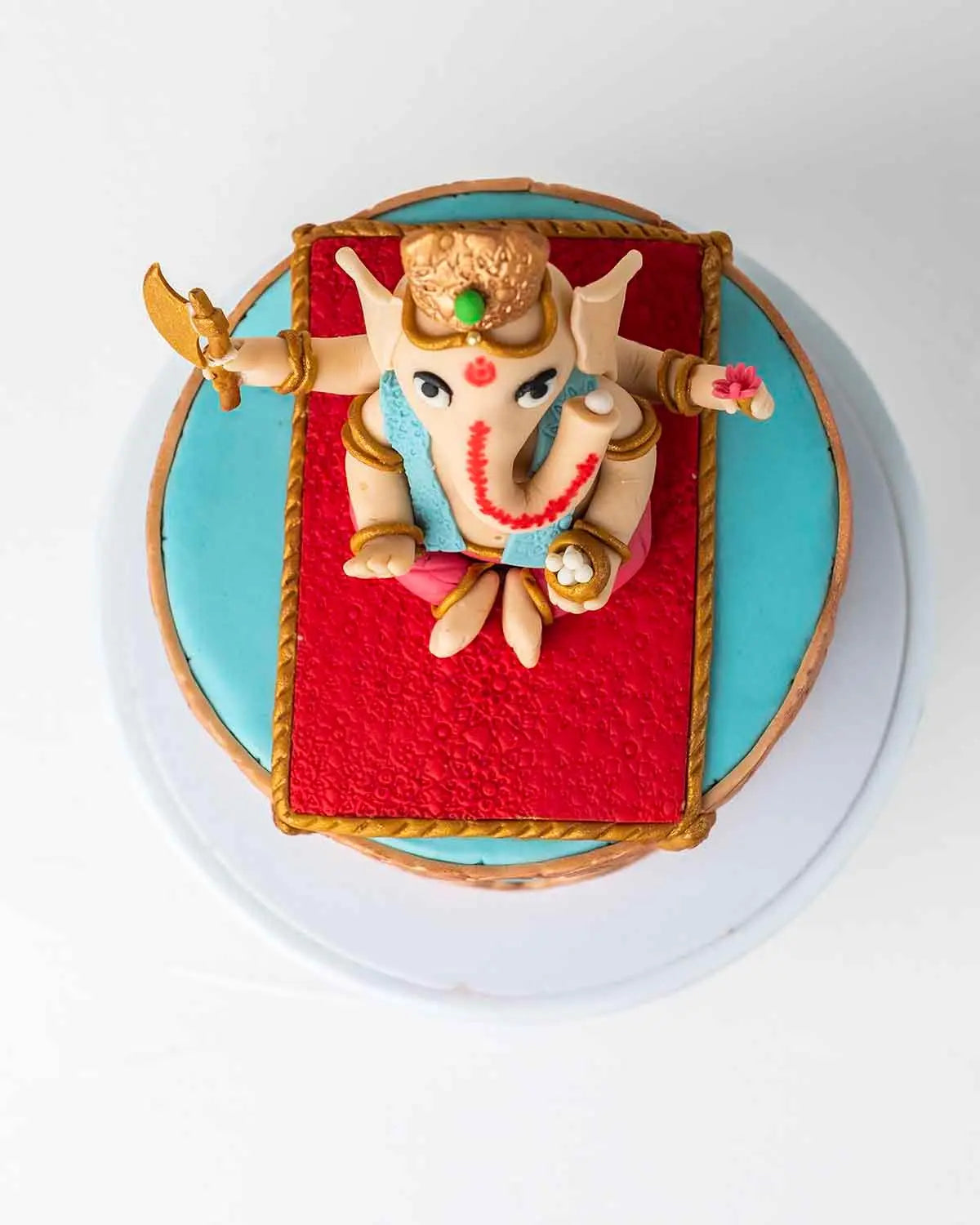 ganpathi-theme-eggless-cake-dubai
