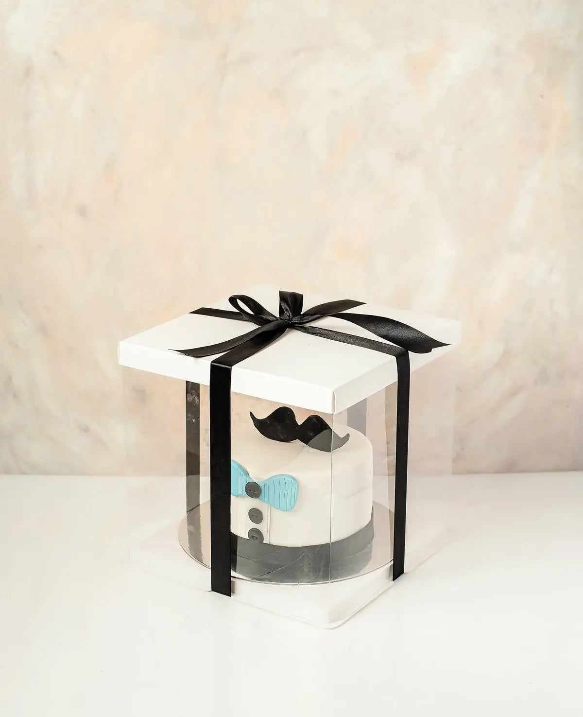 mini-cake-with-bow-tie-dubai