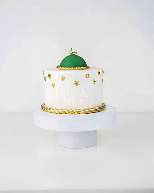 1kg-white-and-green-ramadan-cake-dubai