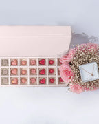 large-chocolate-tray-with-bouquet-and-necklace-dubai