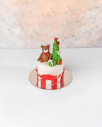 chocolate-teddy-and-tree-christmas-cake-dubai
