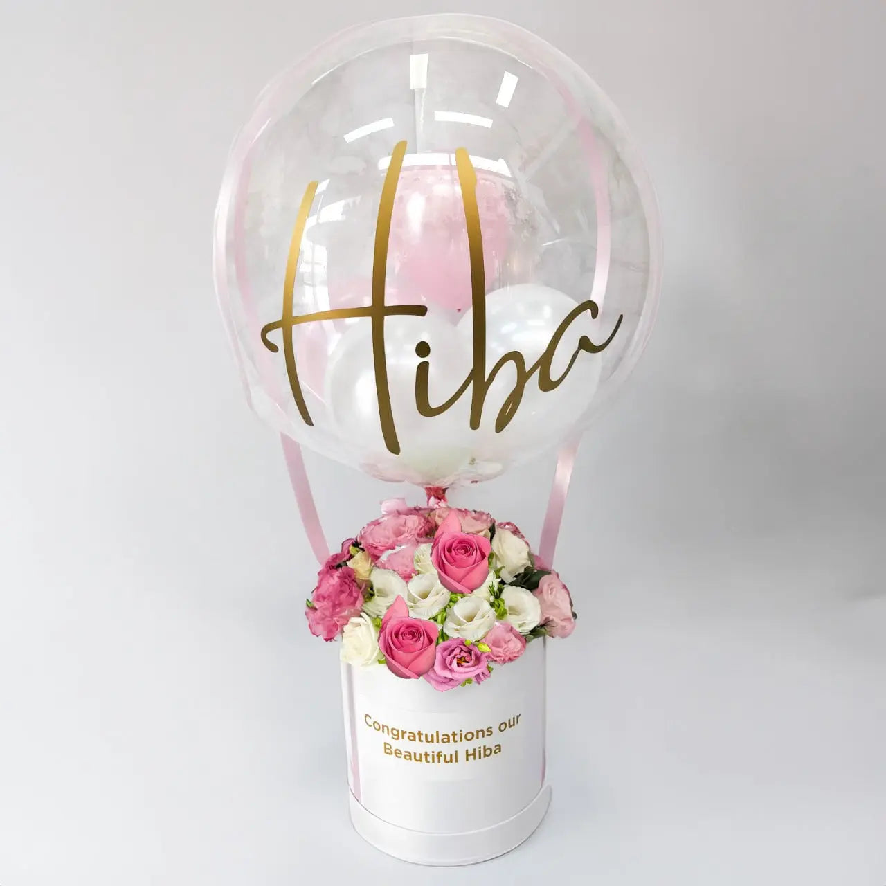 personalized-hot-air-balloon-flower-box-dubai
