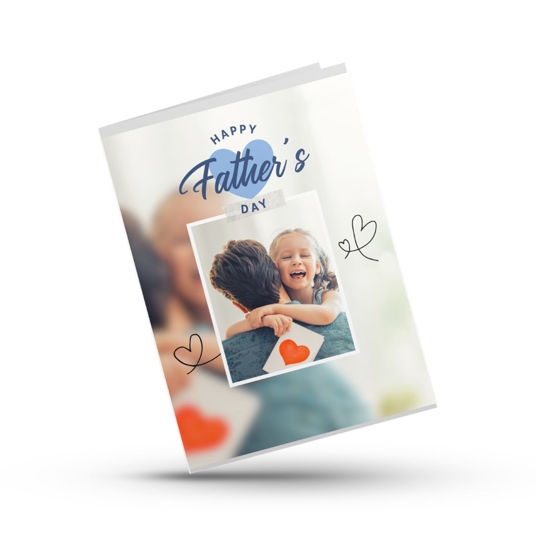 Personalised Father's Day Photo Card
