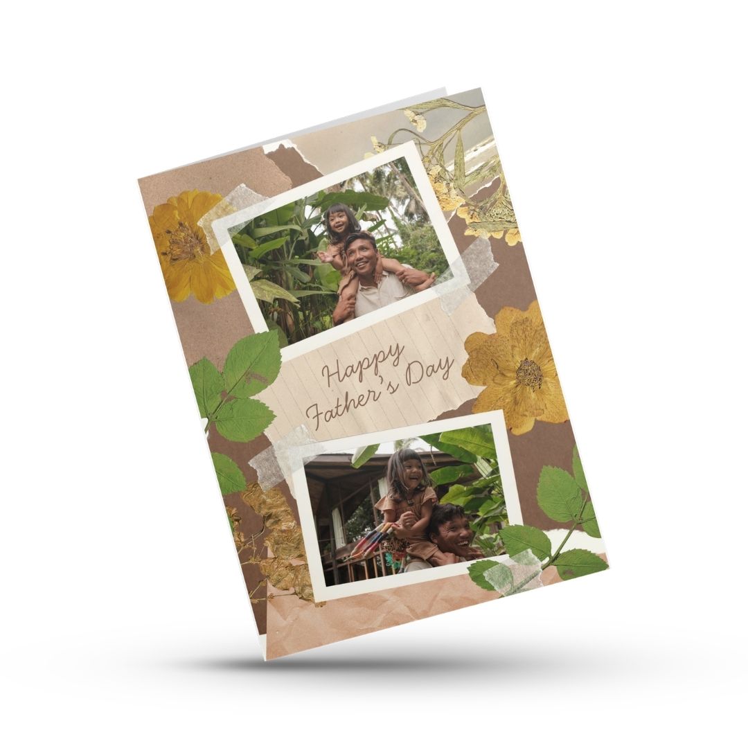 Vintage Photo Father's Day Greeting Card