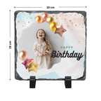 Personalised Happy Birthday Stone Photo Frame 2