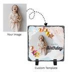Personalised Happy Birthday Stone Photo Frame 2