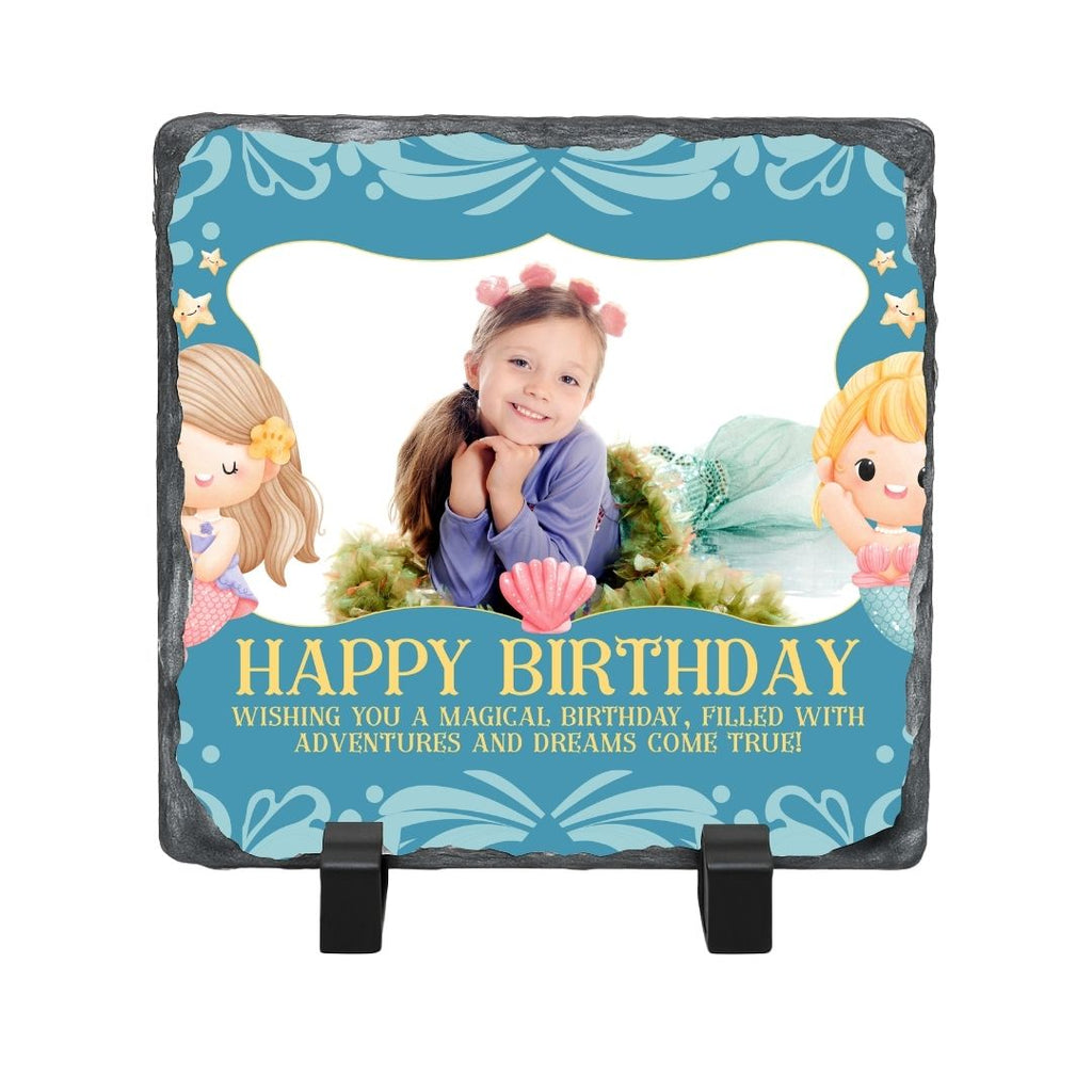 Personalised Happy Birthday Stone Photo Frame 3