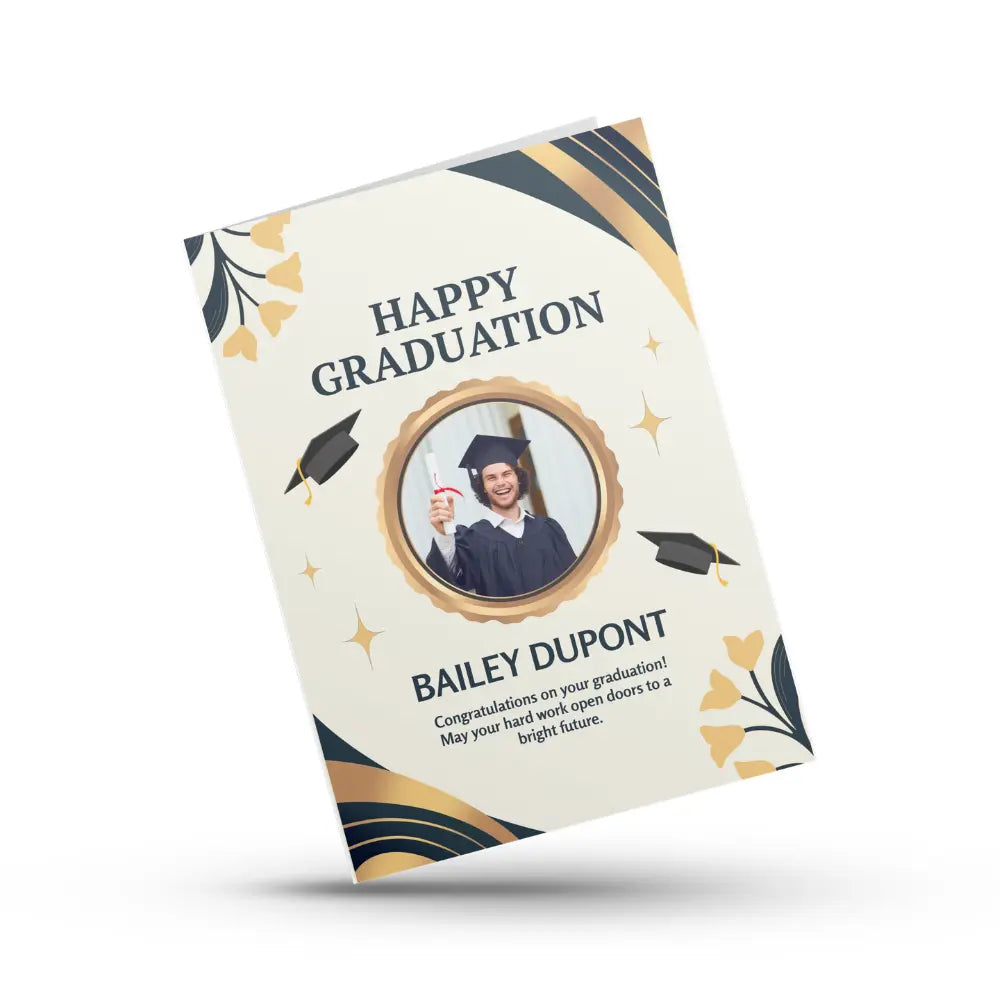 Personalised Graduation Photo Frame Card Magicgift.ae