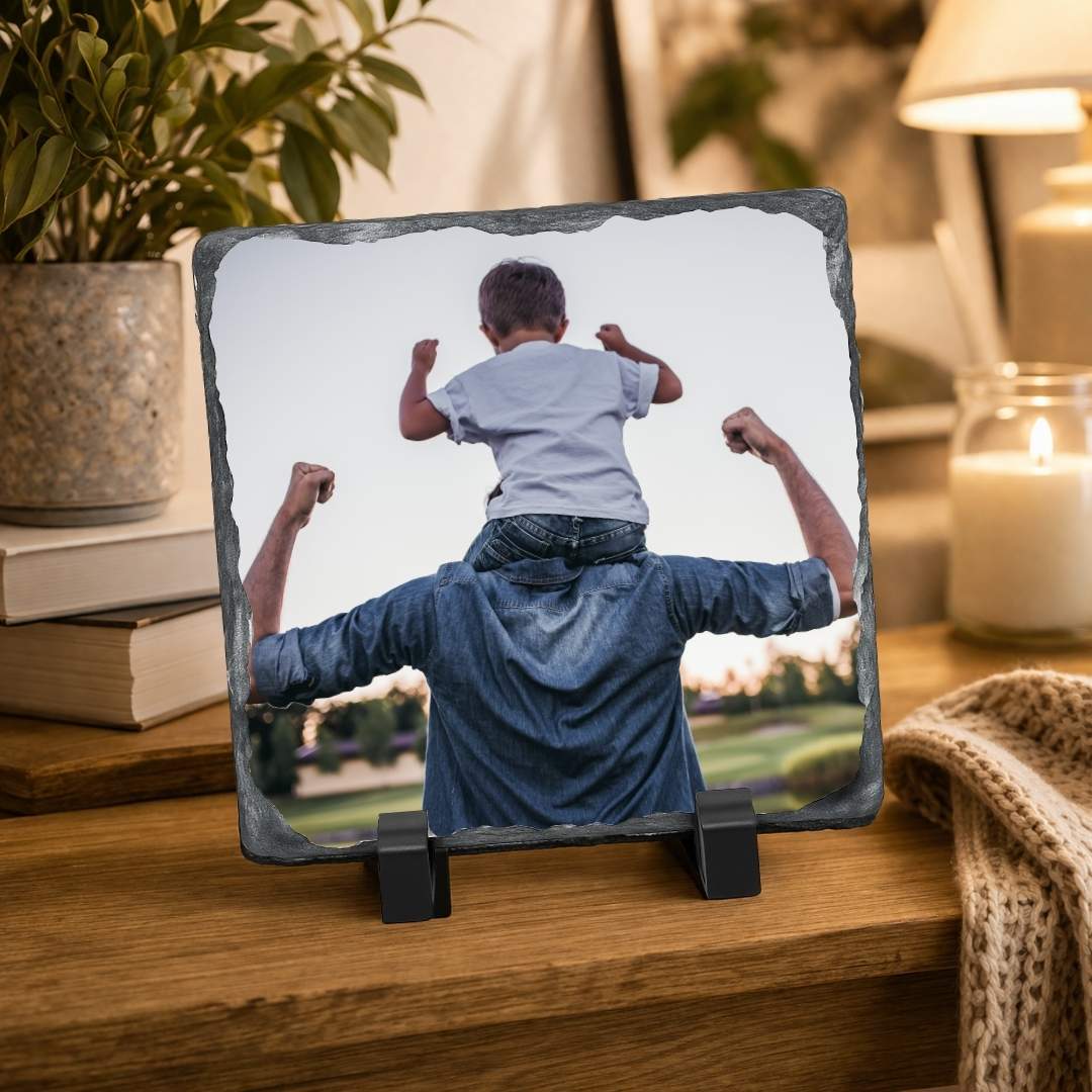 Personalised Stone Photo Frame with Your Photo