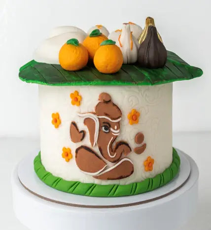 ganpathi-meethai-theme-cake-dubai