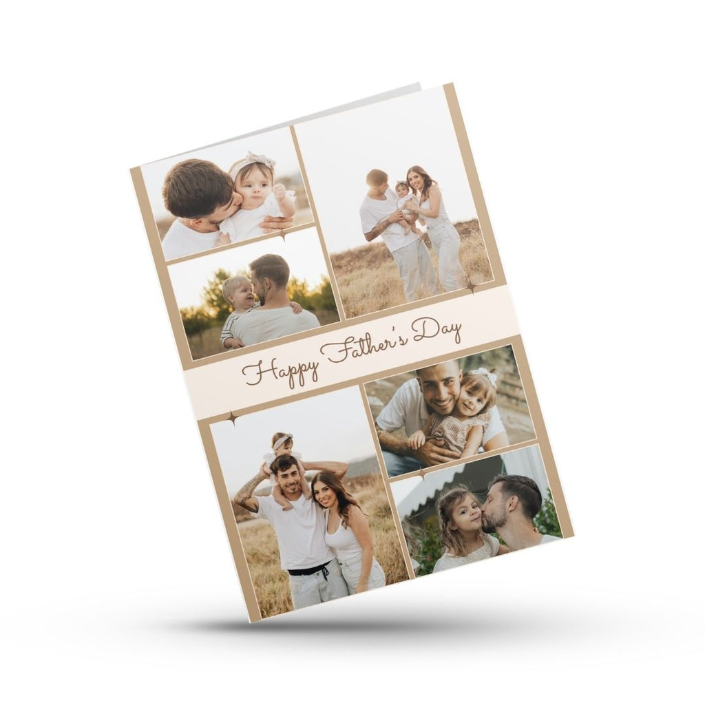 Personalised Father's Day Memory Card