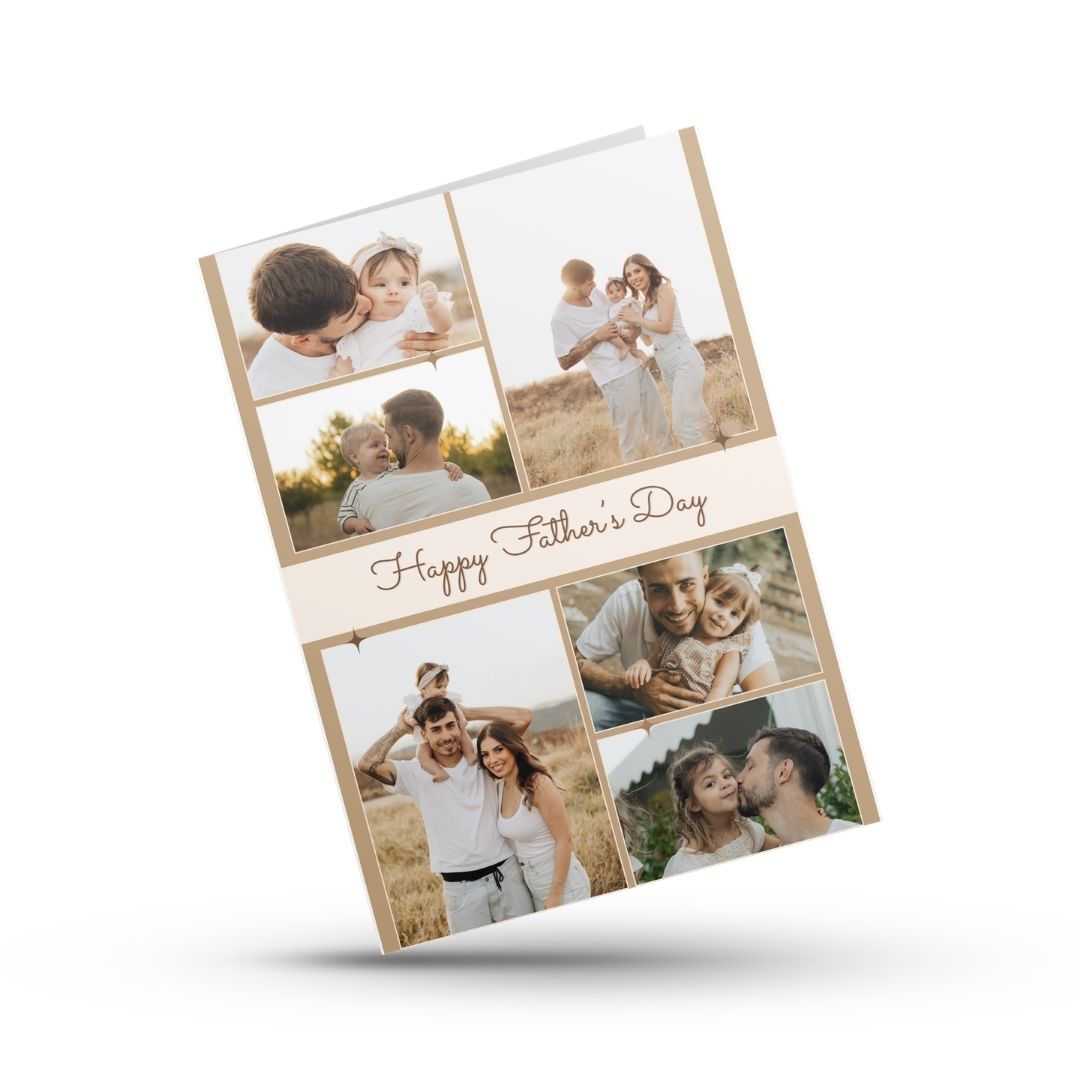 Personalised Father's Day Memory Card