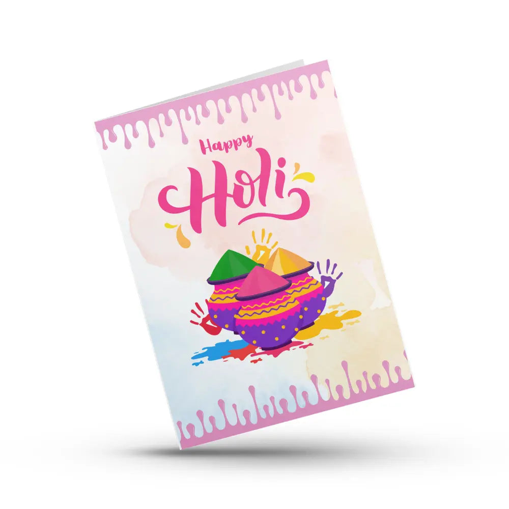 Sweet & Colorful Holi Wishes Card Magicgift.ae