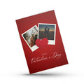 Valentine’s Day greeting card with photo collage