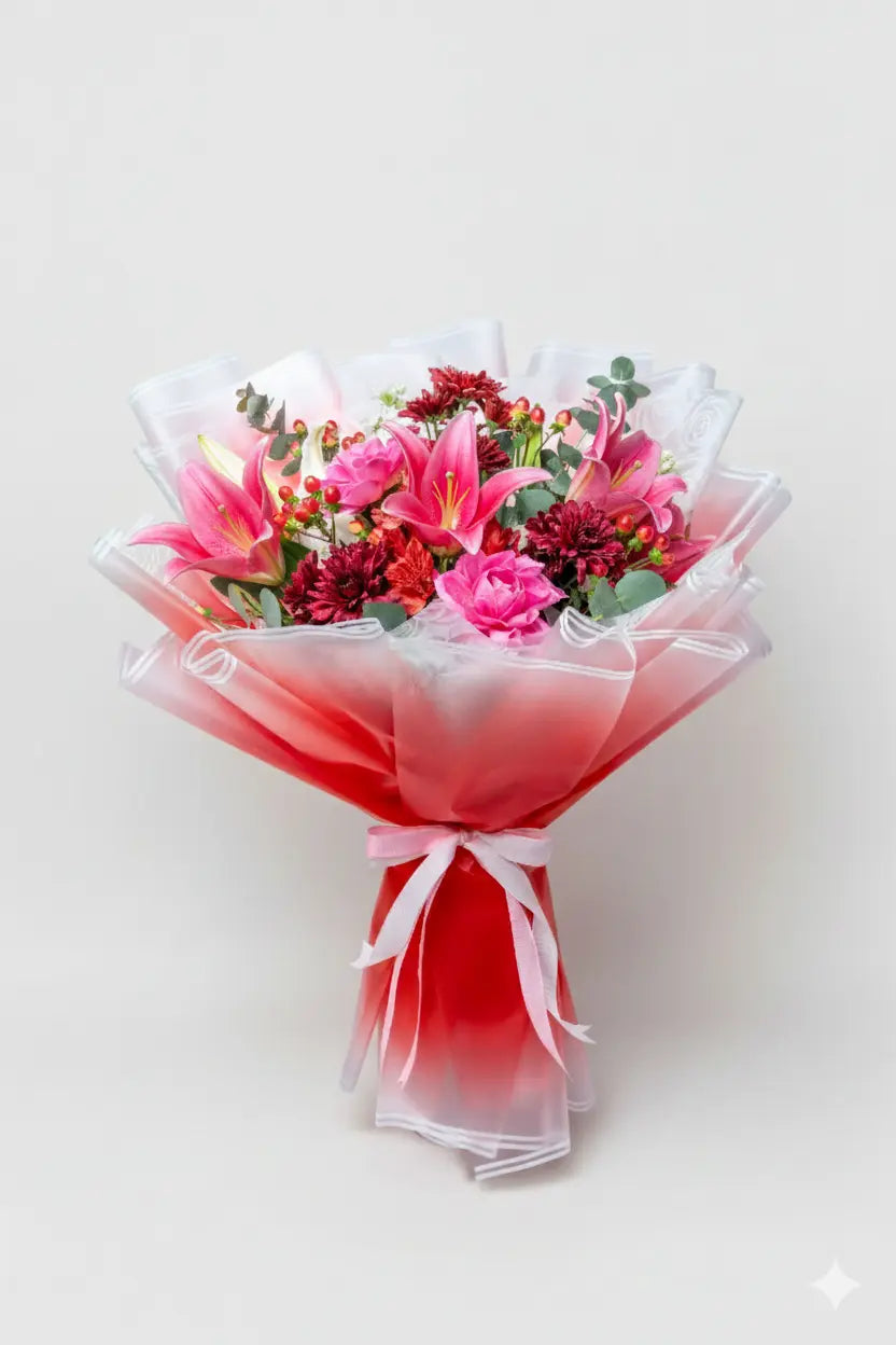 ruby-blush-lily-bouquet-dubai