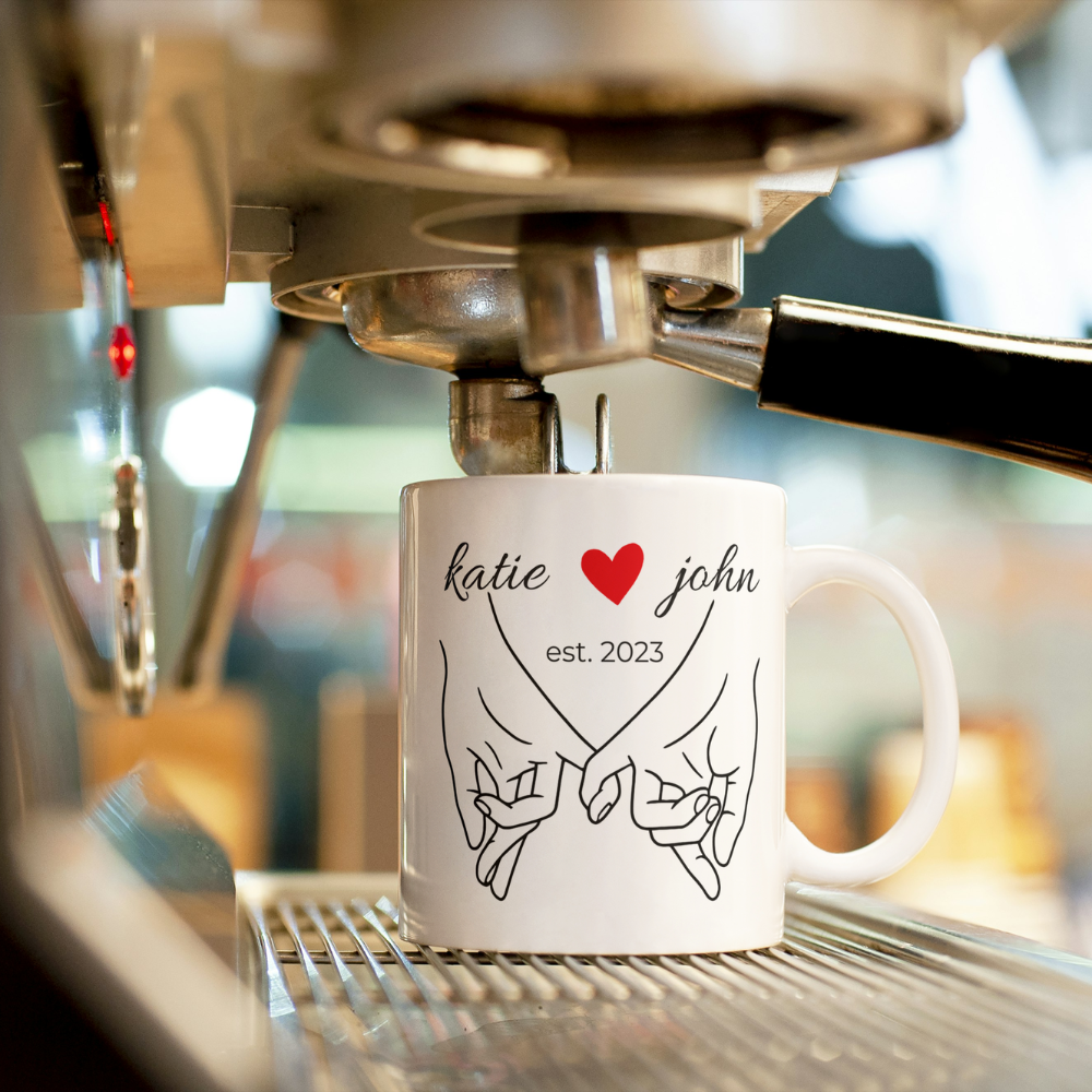 Personalised Couple Mug With Name