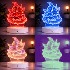Personalised Unicorn LED Acrylic Lamp with Name | Kids Night Light Dubai