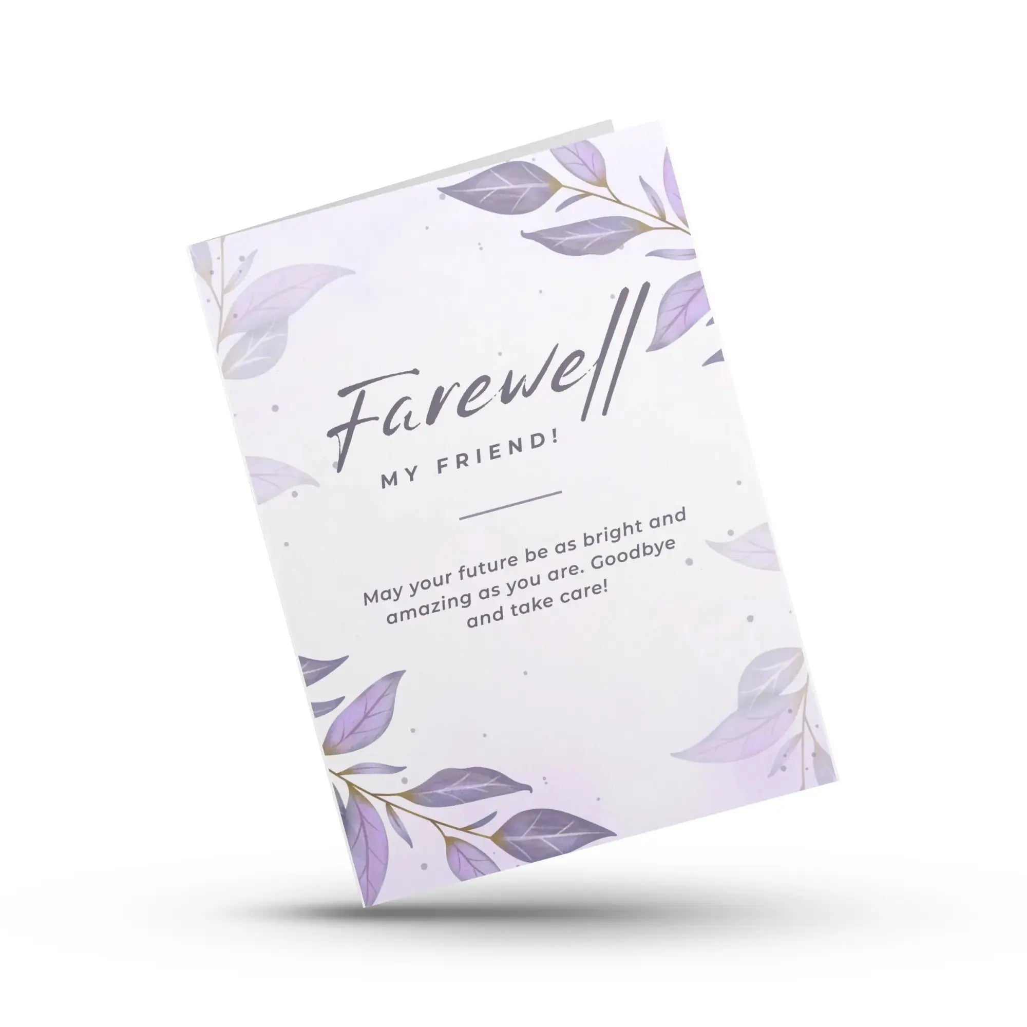Farewell My Friends Greeting Card – Thoughtful Goodbye Card Magicgift.ae