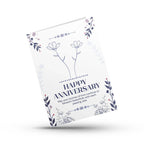 Elegant Floral Happy Anniversary Greeting Card Magicgift.ae