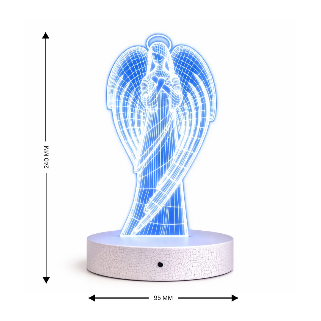 Angel LED Acrylic Lamp | Spiritual Night Light & Gift Dubai