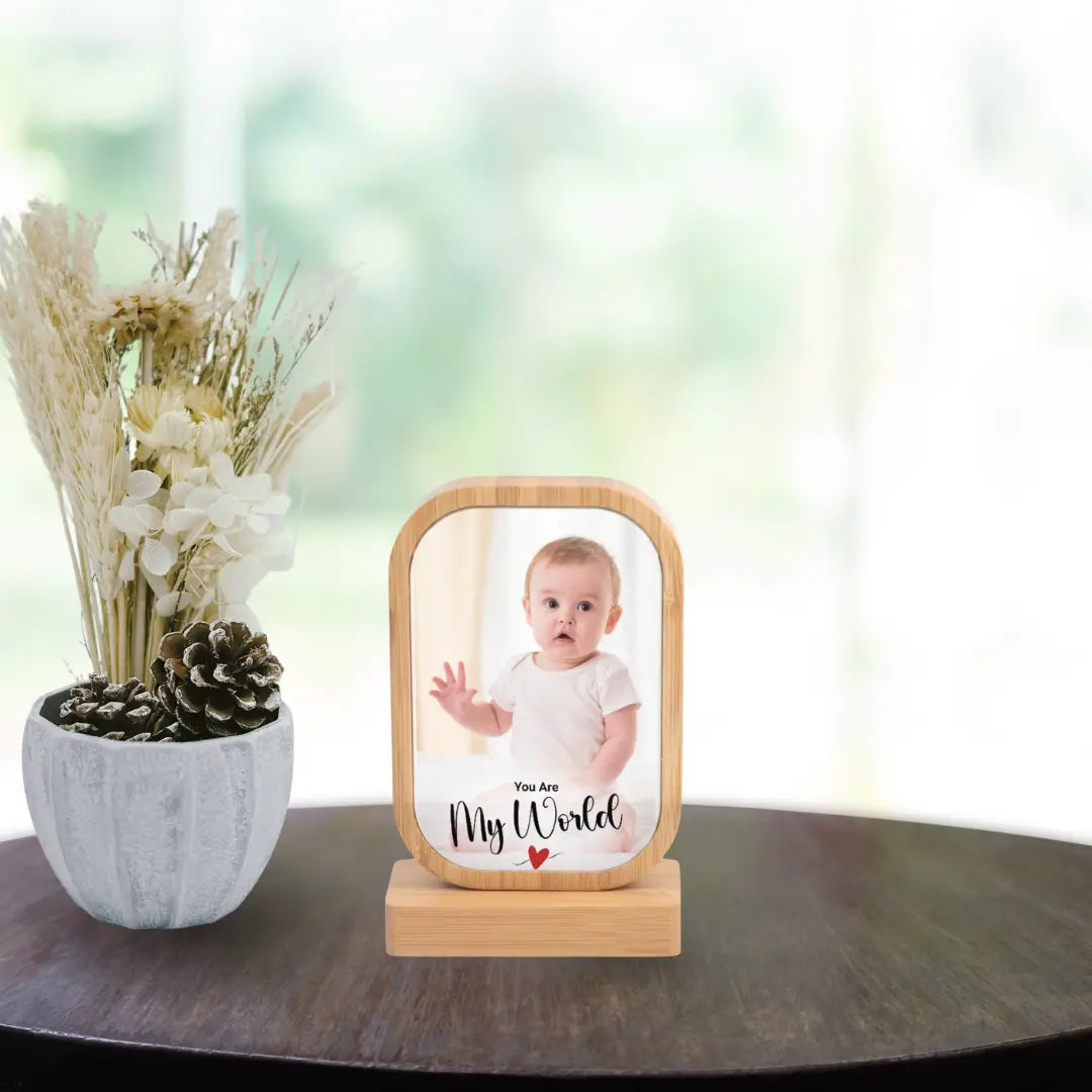Personalised Baby Photo Frame – “You Are My World” Magicgift.ae