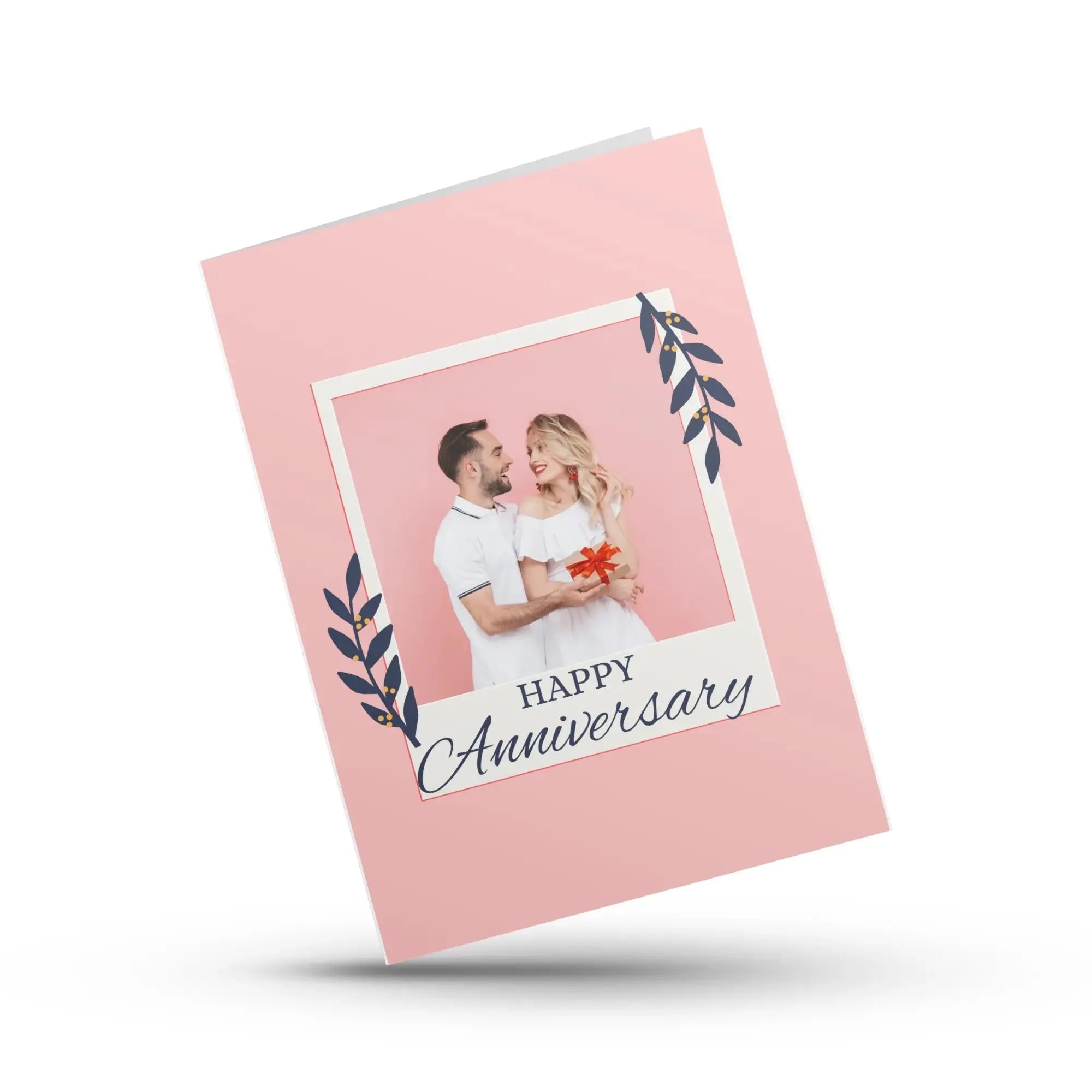 Personalised Photo Frame Anniversary Greeting Card Magicgift.ae