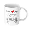 Personalised Couple Mug With Name