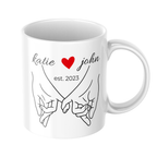 Personalised Couple Mug With Name