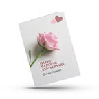 Romantic Rose Wedding Anniversary Greeting Card Magicgift.ae