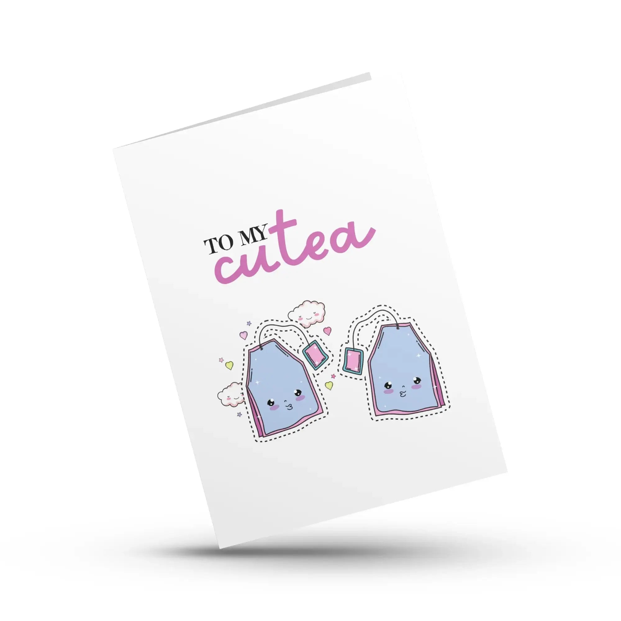 “To My Cu-Tea” Cute Anniversary Greeting Card Magicgift.ae
