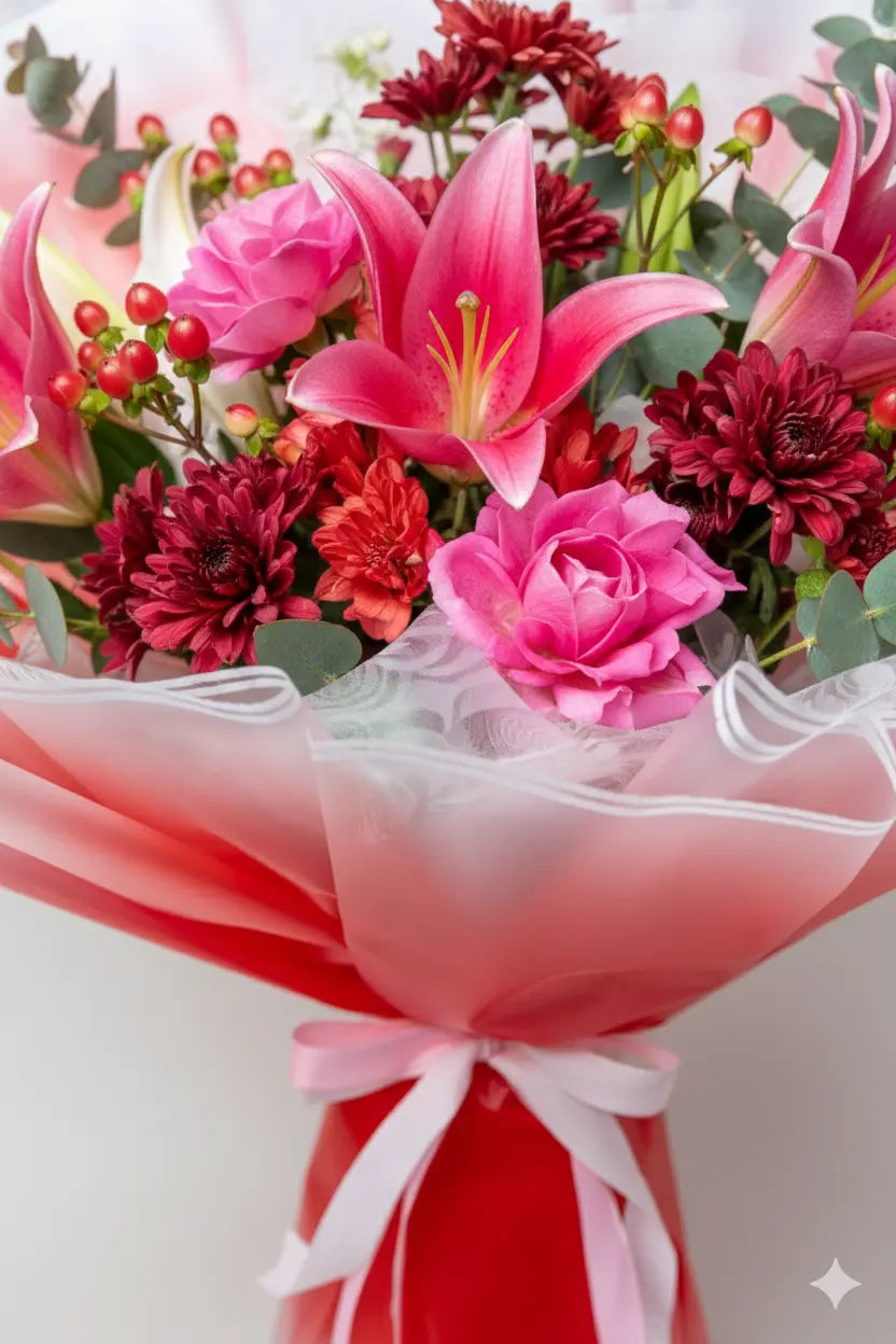 ruby-blush-lily-bouquet-dubai